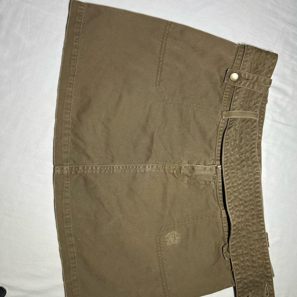 Moda International Tan Skirt with Belt